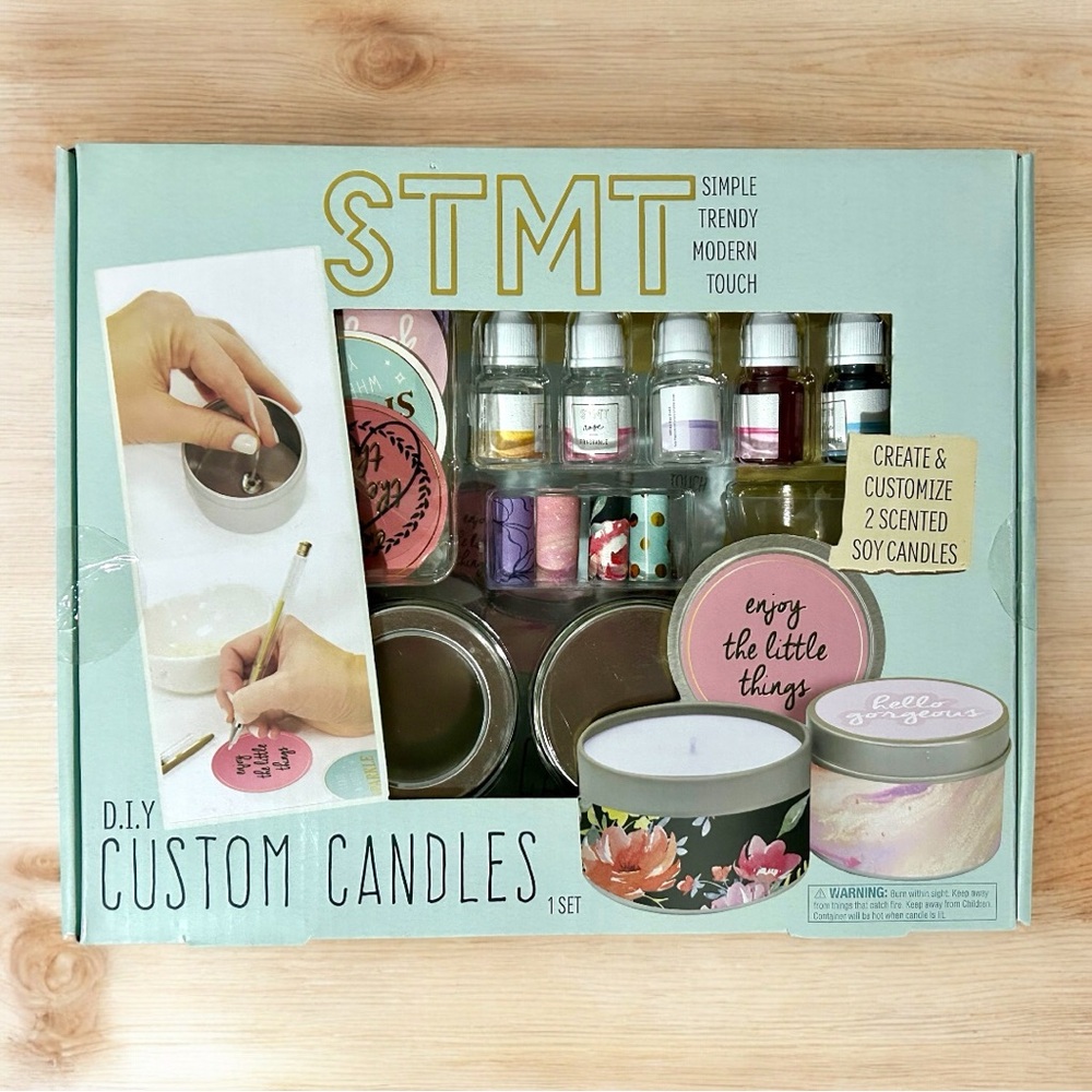 🆕 DIY Custom Candles Set! Create 2 Soy Custom Candles! Includes Everything!